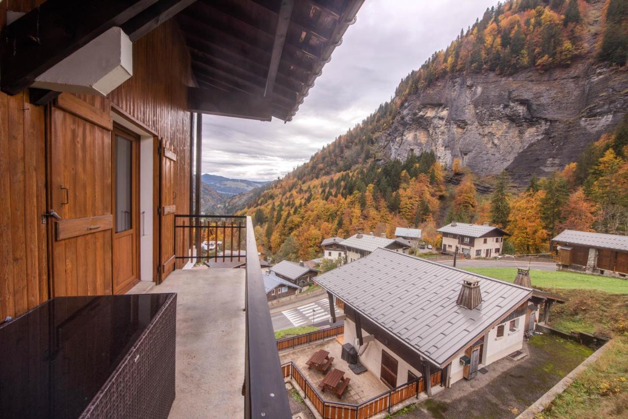 Le Borderan Apartment La Giettaz Exterior foto