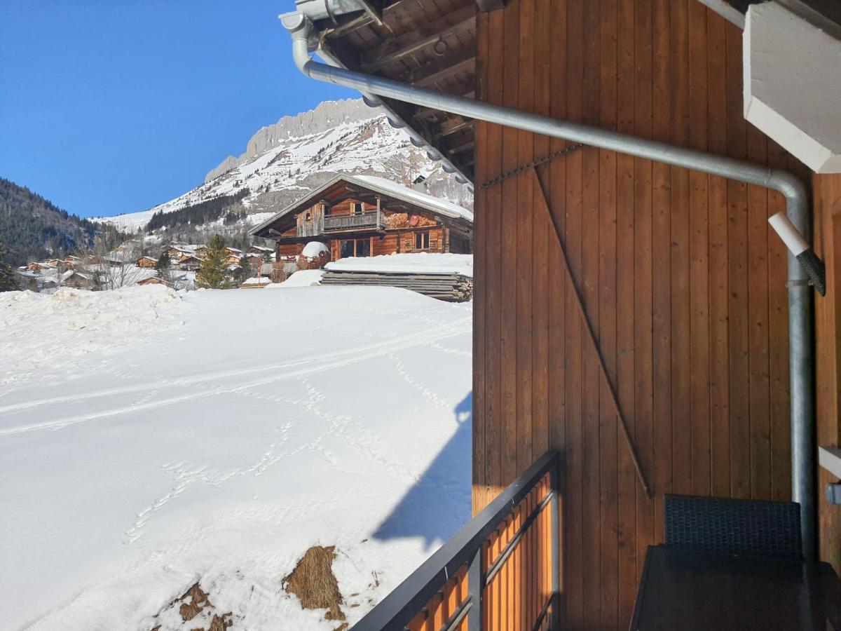 Le Borderan Apartment La Giettaz Exterior foto